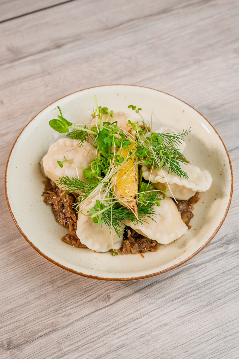 Pierogi z halibutem